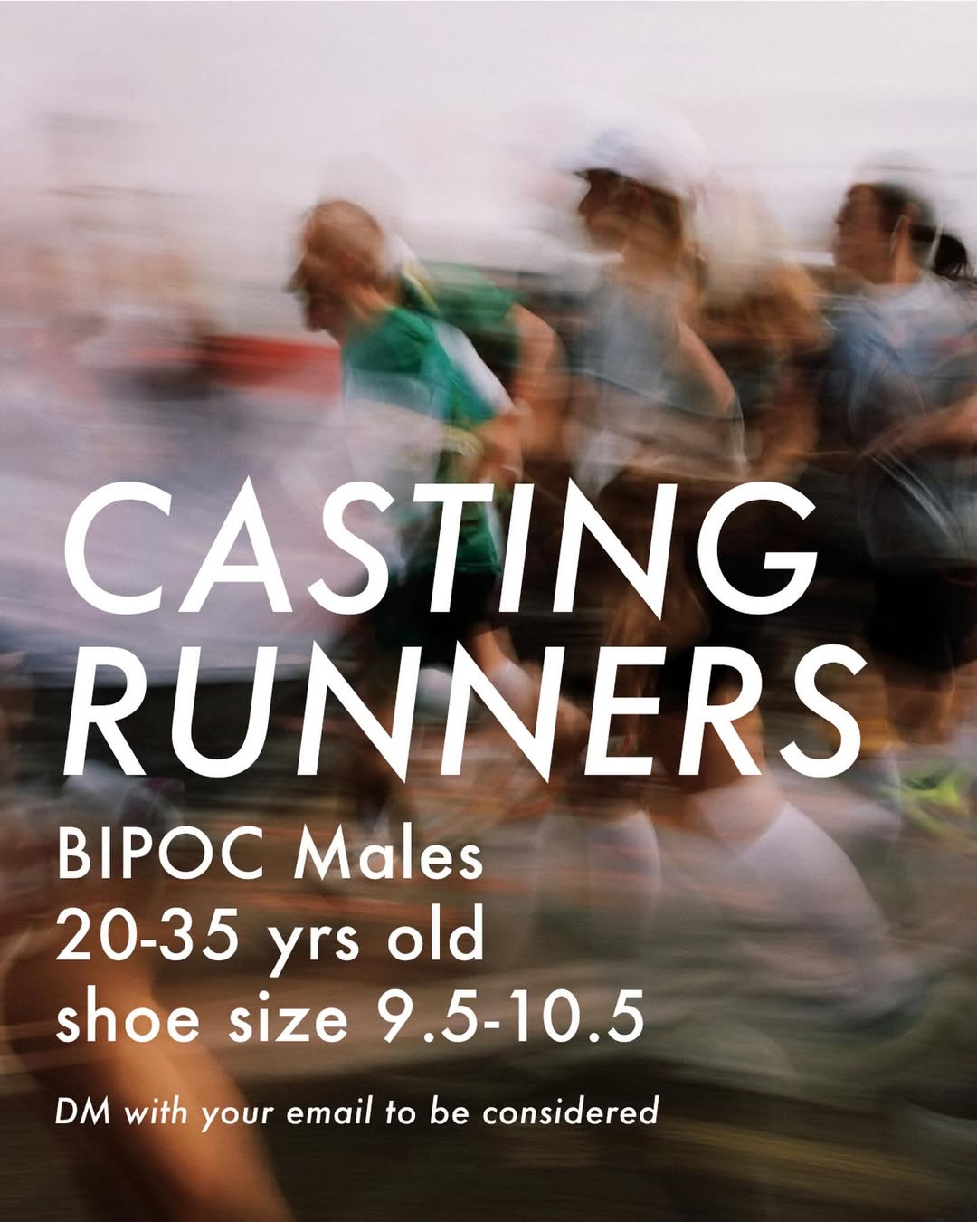 ⭐️CASTING RUNNERS⭐️ US based. DM or commen...