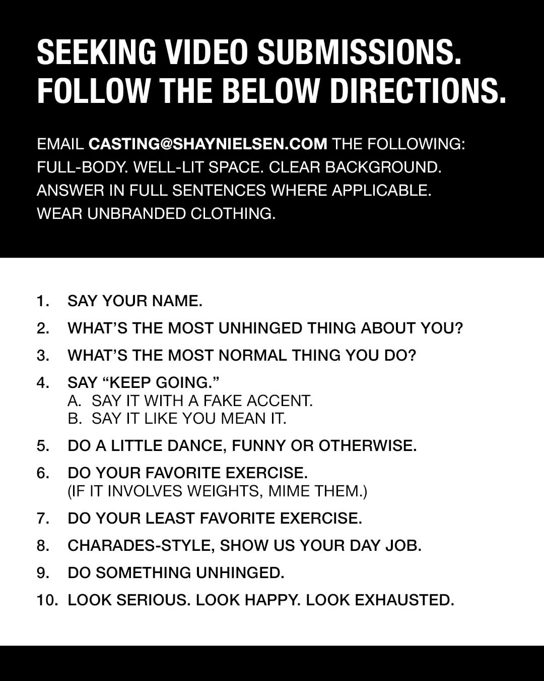 CASTING NYC based people to be part of an upcoming...