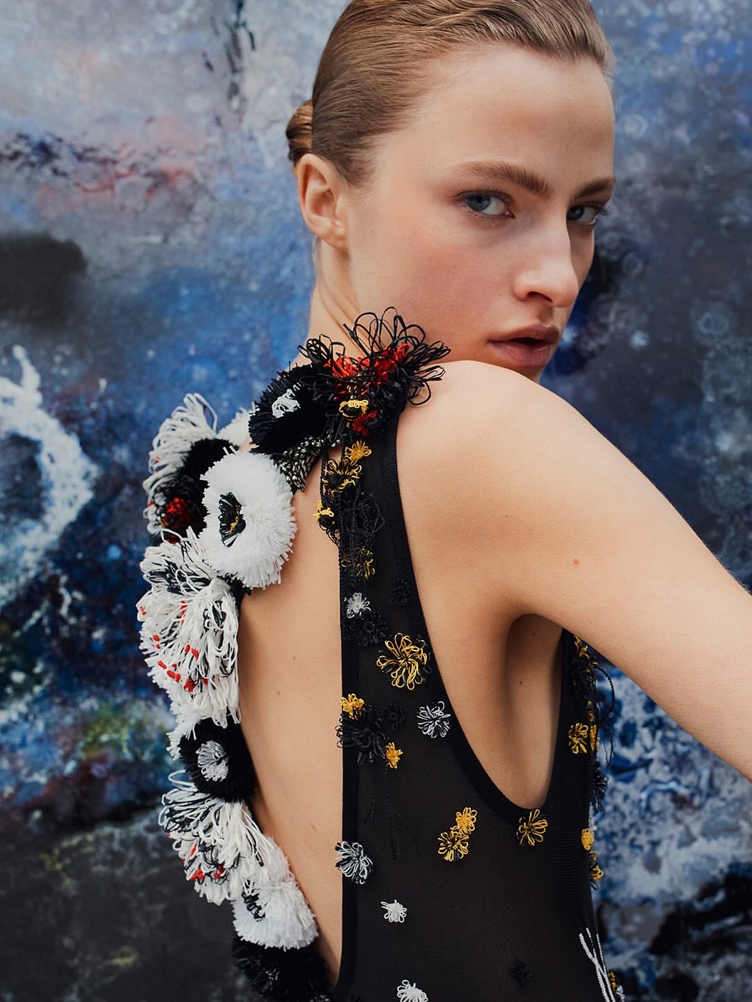 Chanel Spring Summer 2026, Paris Fashion Week

On October 6, Matthieu Blazy made a striking debut as Chanel’s new artistic director, presenting a collection that merged bold creativity with reverence for the house’s legacy. Set against a spectacular cosmic backdrop at the Grand Palais, with glowing planets and a lava-like runway, the show immediately signaled a new, visionary chapter for Chanel.
Grey flannel suits with masculine cuts paid homage to Coco Chanel’s pioneering spirit, while oversized camellias, dense pearl necklaces, and golden wheat embroidery reinterpreted the brand’s iconic symbols with modern finesse. Even the little black dress was reinvented through daring shapes and unexpected details.
Blazy closed with dramatic evening looks of sculpted petals and flowing textures, blending poetry, innovation, and emotion, a confident new beginning for the storied maison.

Creative Direction @chanelofficial @matthieu_blazy
Post House @sheriff.projects
#sheriffprojects