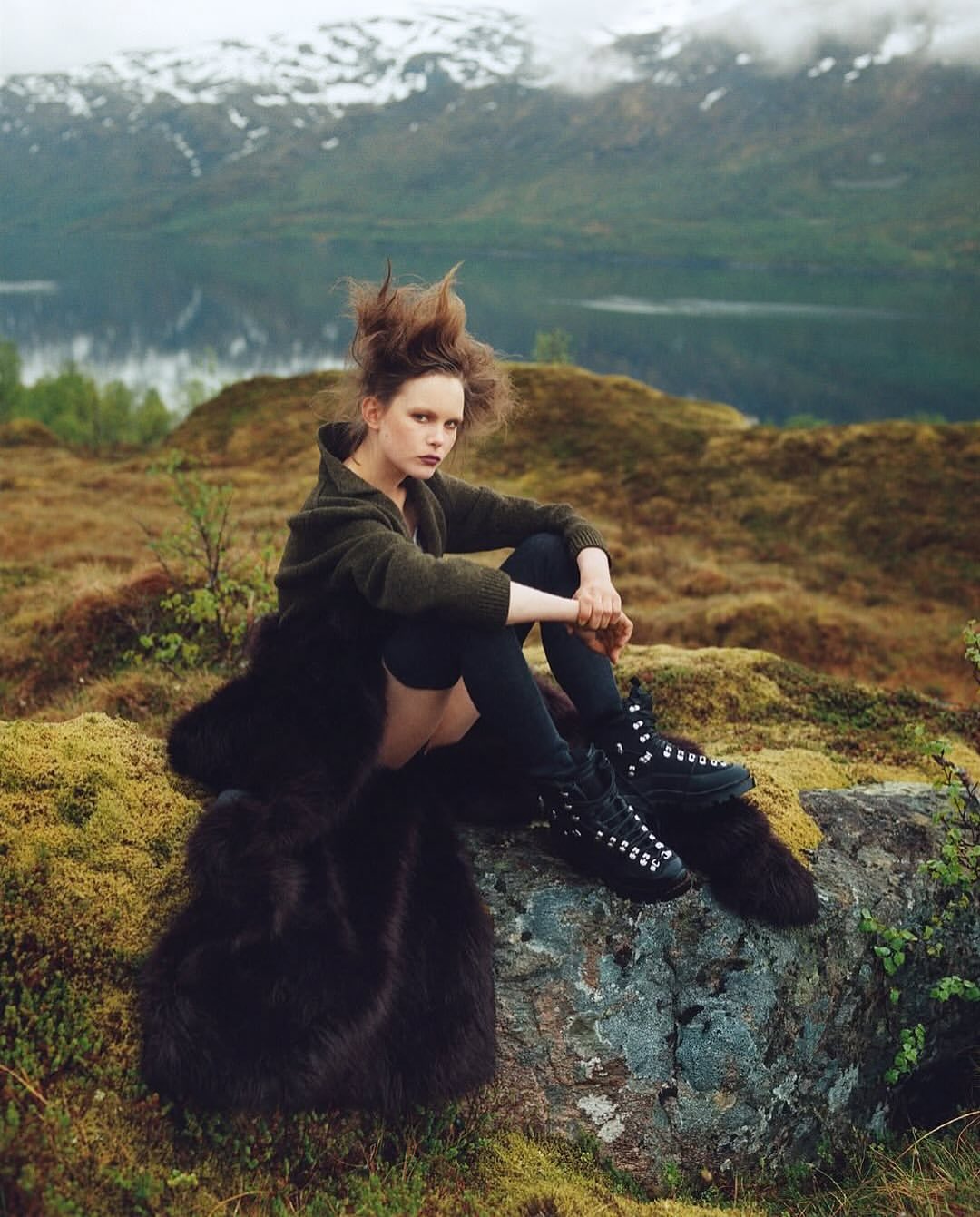 Théo de Gueltzl for D la Repubblica

For the latest Travel Issue of D la Repubblica, French photographer Théo de Gueltzl ventures near the Arctic Circle to capture the raw beauty of Norway. In the North, the finest light comes during the blue hour, around three in the afternoon in the heart of winter, just before night falls. De Gueltzl seizes this fleeting glow, photographing model Théa Almqvist among dramatic fjords, black rocks, and waterways dusted with the season’s first snow. The images evoke a sense of quiet wonder, where each frame balances solitude with the grandeur of nature. Every shot reveals subtle contrasts, the dark, rugged cliffs against the soft, pale light, the still waters reflecting fleeting glimpses of sky. With each image, the photographer invites viewers to pause and linger, to feel the serene magic of the northern light and the almost tangible stillness that blankets this frozen landscape, a place where time seems to slow and the world holds its breath.

Creative Direction @drepubblicait @efarneti
Photographer @‌theodegueltzl
Styling @jamesvaleri
Make up @anthonypreel_⁠
Hair @‌eugenesouleiman
Talent @‌thea_almqvist
Post House @sheriff.projects
#sheriffprojects