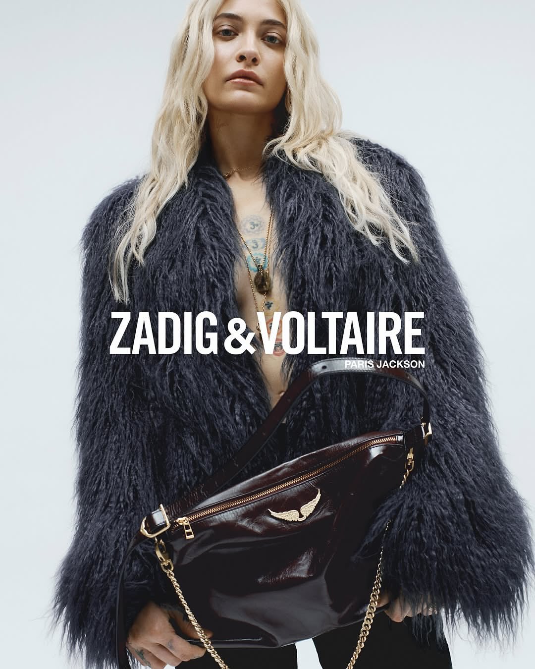 Zadig & Voltaire, Fall Winter 25 with Paris Jackson

Paris Jackson embodies the spirit of Zadig & Voltaire in the house’s Fall-Winter 2025 campaign, a visual journey that fuses attitude with artistry. Captured through the lens of Max Hoell, the campaign reimagines the brand’s rebellious essence with a refined edge, presenting Jackson in effortlessly striking ensembles that blur the line between elegance and subversion.
Each image reveals a new facet of her persona, from the untamed allure of a faux-fur statement coat and darkened lenses to the bold sensuality of a crisp white jacket layered with chains. The narrative moves between strength and spontaneity, introspection and freedom.
The styling celebrates tactile contrasts: shaggy textures, well-worn denim, tailored silhouettes, and exaggerated proportions that redefine modern rebellion with couture precision.

Creative Direction @zadigvoltaire
Photographer @‌maxhoell
Talent @parisjackson
Styling @victoiresimonney
Post House @sheriff.projects
#sheriffprojects