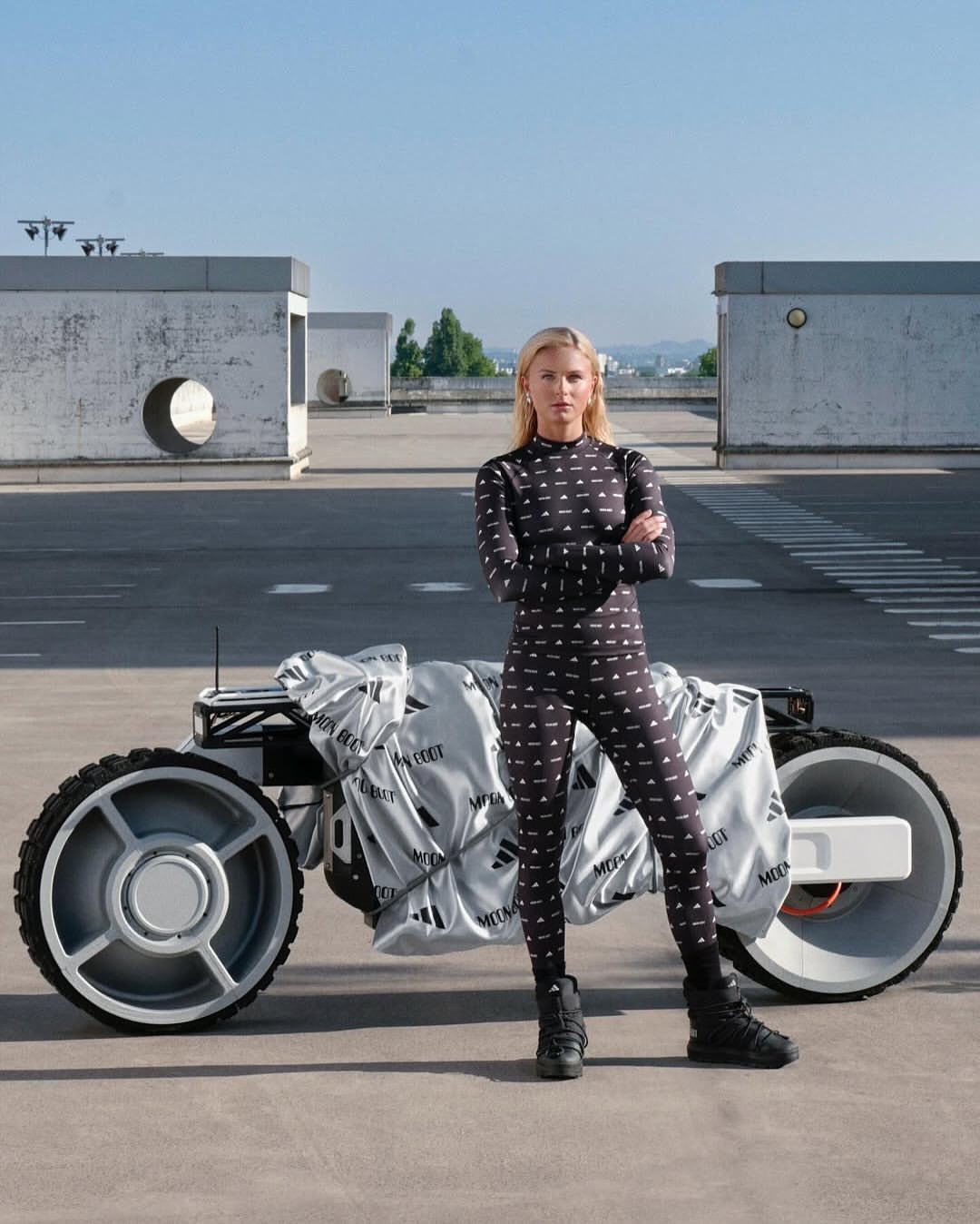 Bleu Mode for Adidas x Moon Boot FW25 Campaign