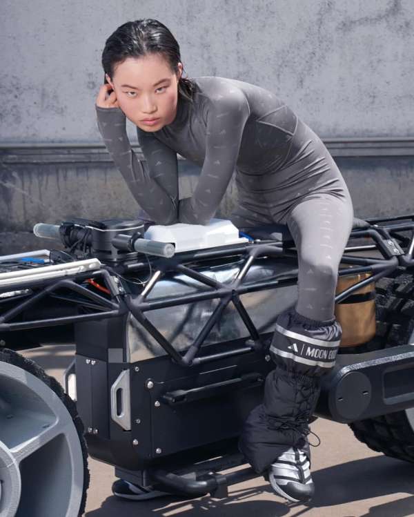 Bleu Mode for Adidas x Moon Boot FW25 Campa...