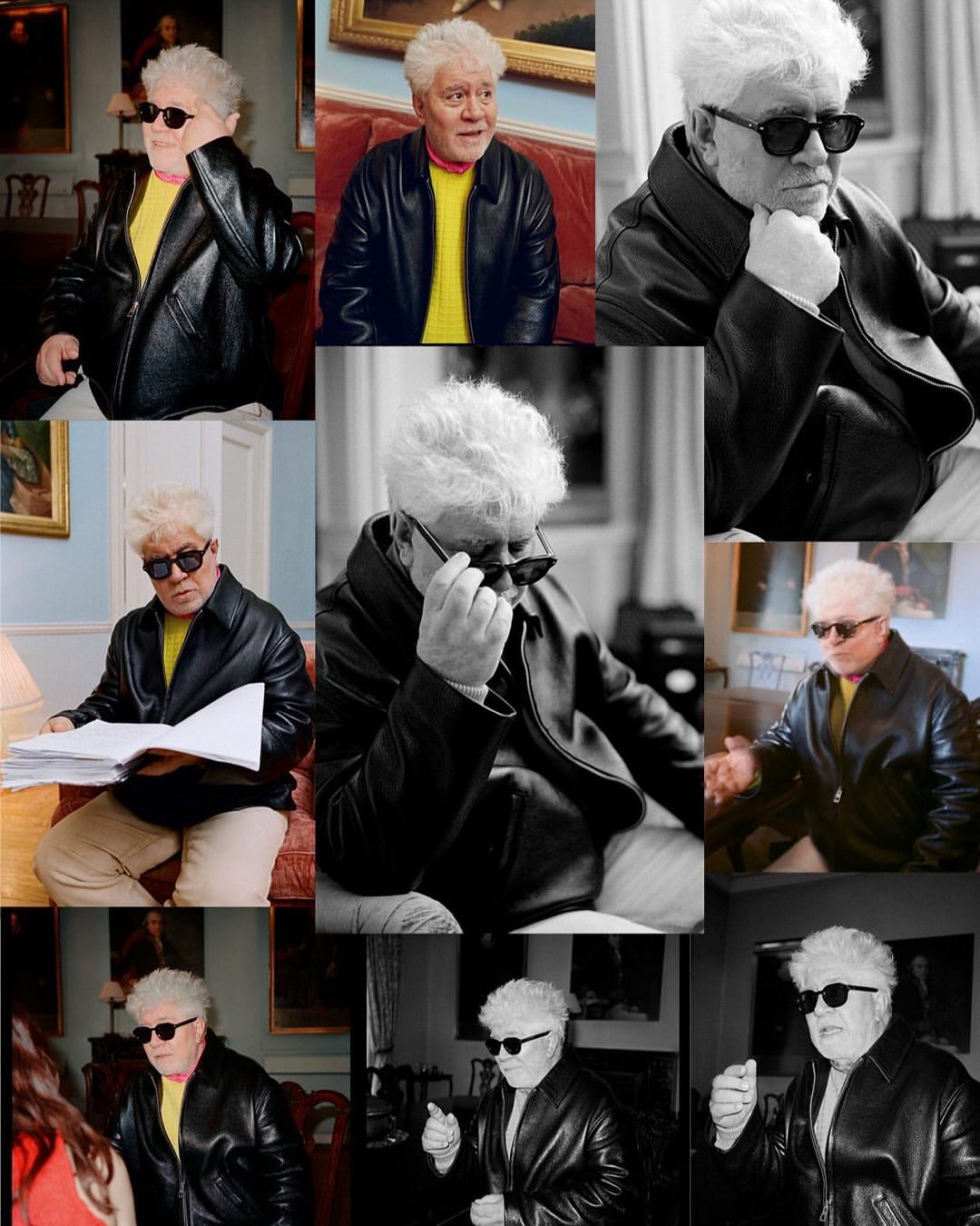 Pedro Almodóvar for Vogue Spain shot by Sebastián Faena

For the new issue of Vogue Spain, the ever-iconic Pedro Almodóvar appears on the cover for the first time, joined by the actresses of his latest film Amarga Navidad: Barbara Lennie, Aitana Sánchez-Gijón, Vicky Luengo and Milena Smit.
Titled El ensayo, the portfolio explores the boundaries of autofiction and the intimate bond between the director and his performers. Through personal reflections, on-set complicity and insights into the creative process, each reveals a different facet of Almodóvar’s artistic universe. True to his independent spirit, the filmmaker embraces a project driven not by market expectations but by artistic necessity. Brought to life by an exceptional cast, this issue of Vogue Spain stands as a defining moment where cinema, fashion and self-narrative converge.

Creative Direction @voguespain @raulmartinez1024
Talent #PedroAlmodovar @barbaralennie @aitanasanchezgijon @vickyluengo @milenasmitm
Photographer @sebastianfaena
Styling @aliciapadron_
Make Up @mayumioda25
Hair @pierresaintsever
Set Design @mariaona11
Post House @sheriff.projects 
#sheriffprojects