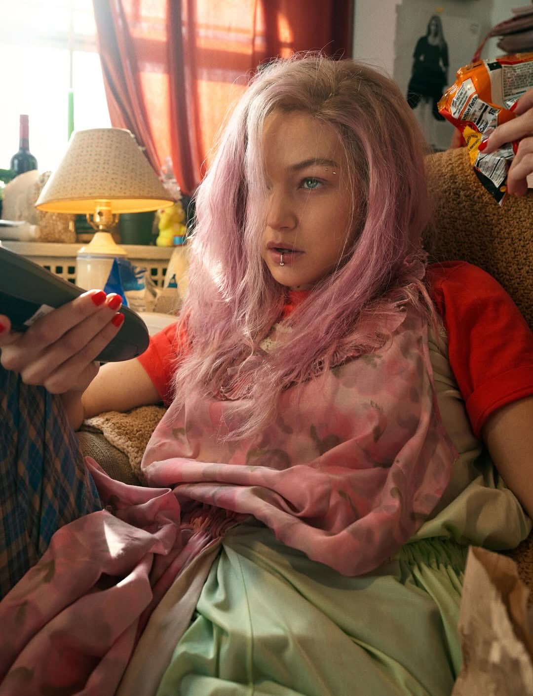 Gigi Hadid for Love Magazine shot by Sebastián Fa...