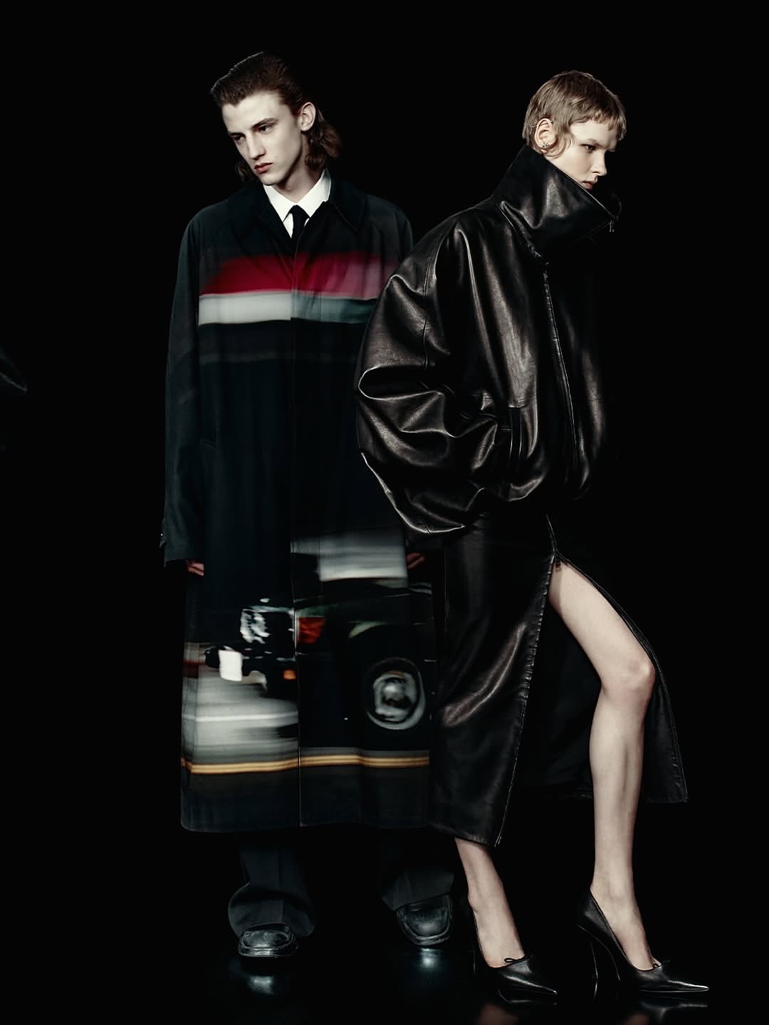 Balenciaga Winter 2026 Collection, ClairObscur

To find the light. Balenciaga Winter 26, by Creative Director Pierpaolo Piccioli, explores the chiaroscuro of darkness and light, volume defined by shadow, brilliance revealed in contrast. Cloth becomes portrait, capturing ephemeral gestures frozen in embroidery, ombré sneakers, and sculptural bags. Collars, hoods, and cuts frame the body, transforming the human form into structure, as shoes and accessories twist, fold, and float. Materials, from supple leather to silk and sequins, reflect and absorb, their luster shaping perception.
Developed in collaboration with filmmaker Sam Levinson, creator of Euphoria, the show’s staging introduced a subtle note of contemporary drama to the Balenciaga universe.

Creative Direction @balenciaga @pppiccioli

Thank you Balenciaga Team @lulafortuna @joaquimlefox ✨

Post House @sheriff.projects 
Head of Project @lauriecastillan
Post Producer @marie_drns
#sheriffprojects