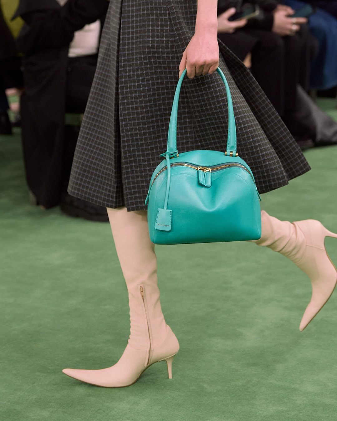 Acne Studios Women’s Fall Winter 2026

During the last Paris Fashion Week, Jonny Johansson presented Acne Studios’ Fall/Winter 2026–2027 collection, exploring bourgeois dressing through subtle distortion.
Pleated midi skirts, checked suits, and precise blazers were carefully skewed, proportions elongated, textures shifted, silhouettes slightly unsettled. Tailoring remained sharp yet softened at the edges, creating a sense of controlled instability within familiar forms. Familiar garments were recalibrated, oscillating between heritage and subversion, comfort and unease. Acne Studios proposed a bourgeoisie reimagined for a contemporary era, where elegance is provisional and the familiar becomes intriguingly strange.

Creative Direction @acnestudios 
Styling @tamararothstein1
Make Up @ingegrognard
Hair @anthonyturnerhair
Post House @sheriff.projects
#sheriffprojects