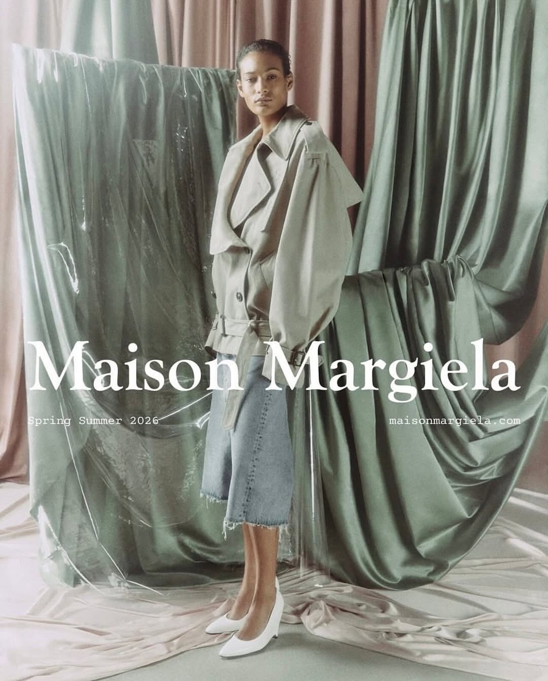 Maison Margiela Co-Ed Spring Summer 2026

Maison Margiela unveils its Co-Ed Spring Summer 2026 campaign, photographed by Mélanie + Ramon.
Rooted in the House archive, the collection explores a straight, structured silhouette shaped through reinterpretation and evolution. Tailoring is reworked with rounded sharp shoulders and deconstructed tuxedo elements inspired by the Maison’s atelier codes. Slip dresses become layered compositions, while floral motifs appear distressed, peeled, and transformed across knitwear and garments. Footwear revisits archival forms through heel-less pumps, transparent Plexi heels, and reimagined Tabi Claws. Accessories introduce the new Box Bag, finished with metallic edging. A collection balancing archival memory with contemporary construction and everyday wearability.

Creative Direction @maisonmargiela @glennmartens
Photographer @melanie_ramon
Talent @isa.brands @margaretgambles @aleksandraleksandrovichgordeev
Styling @iorio_jessica
Hair & Make Up @melanie_schoene
Post House @sheriff.projects
#sheriffprojects