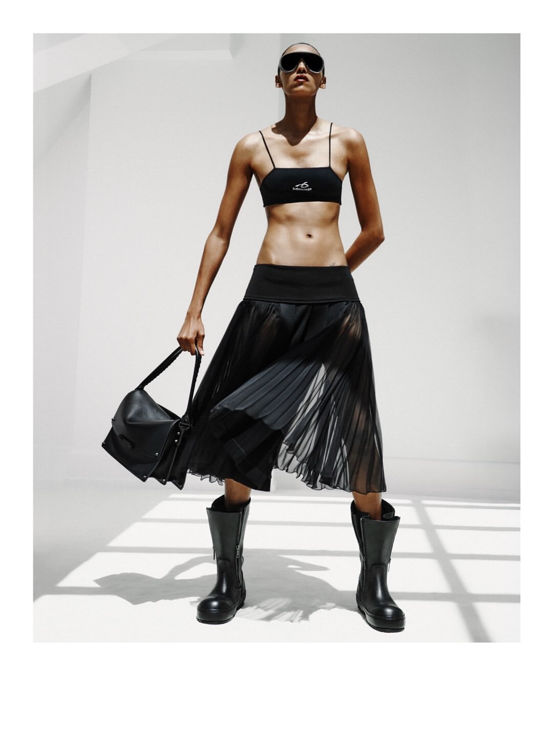 Balenciaga Spring 27 Collection

For Spring 2027, Pierpaolo Piccioli reimagines Balenciaga’s couture legacy through a study of freedom, movement and form.
Built around the concept of the “unsized”, the collection places the body at the center of creation, with fluid silhouettes shaped by fabric rather than structure. Featherlight materials, softened tailoring and reengineered house signatures blur the boundaries between couture and everyday dressing.
Photographed by Robin Galiegue at the threshold of Balenciaga’s historic Avenue George V headquarters, the lookbook captures a dialogue between heritage and reinvention, structure and ease, reality and imagination.

Creative Direction @balenciaga
Photographer @robingaliegue
Styling @imruh
Make Up @thomasdekluyver
Hair @benjaminmullerhair
Set Design @olivia_aine_
Post House @sheriff.projects
#sheriffprojects