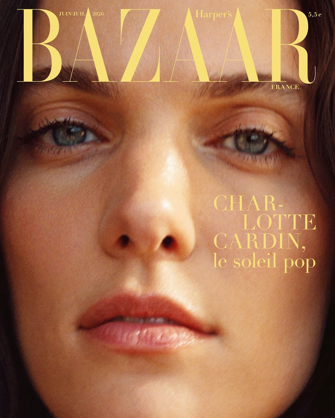Charlotte Cardin shot by Théo de Gueltzl for Harp...