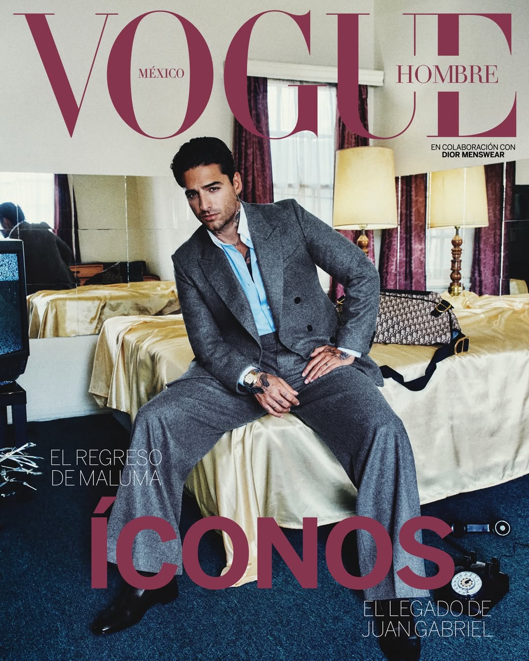 Diego Bendezu X Maluma for Vogue Latino America Apr. 26
