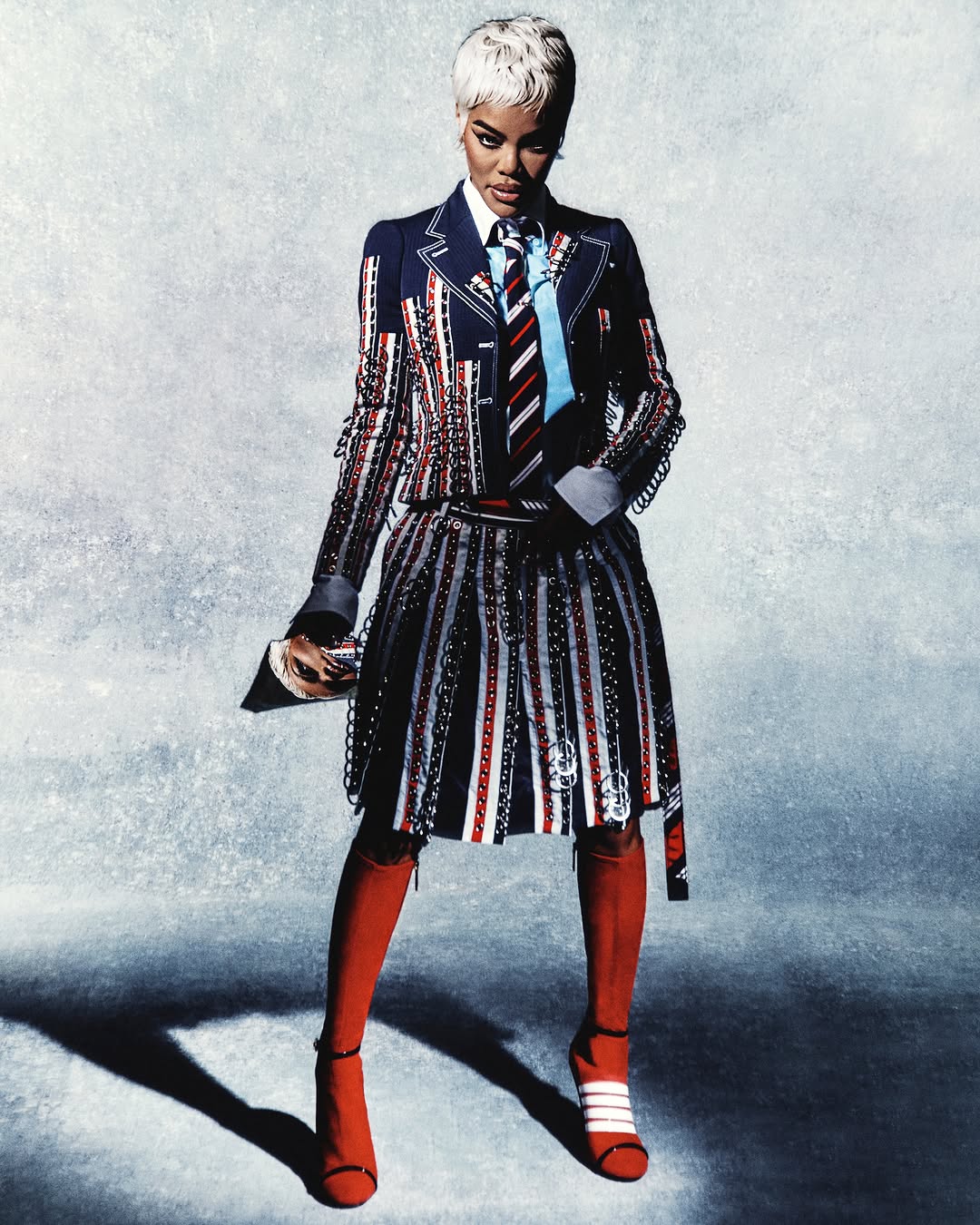 Diego Bendezu X Teyana Taylor for WWD Sep. 26