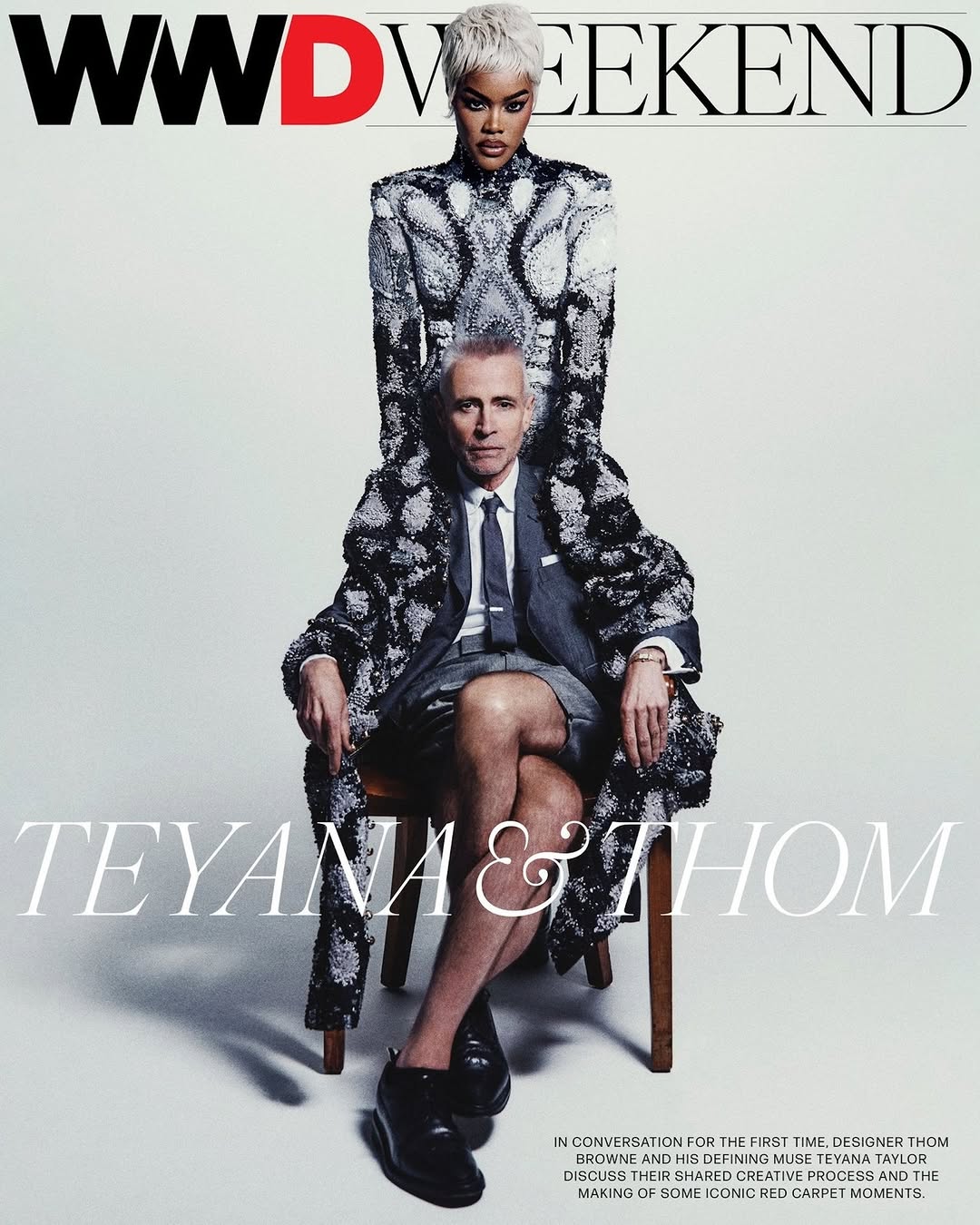 Diego Bendezu X Teyana Taylor for WWD Sep. 26