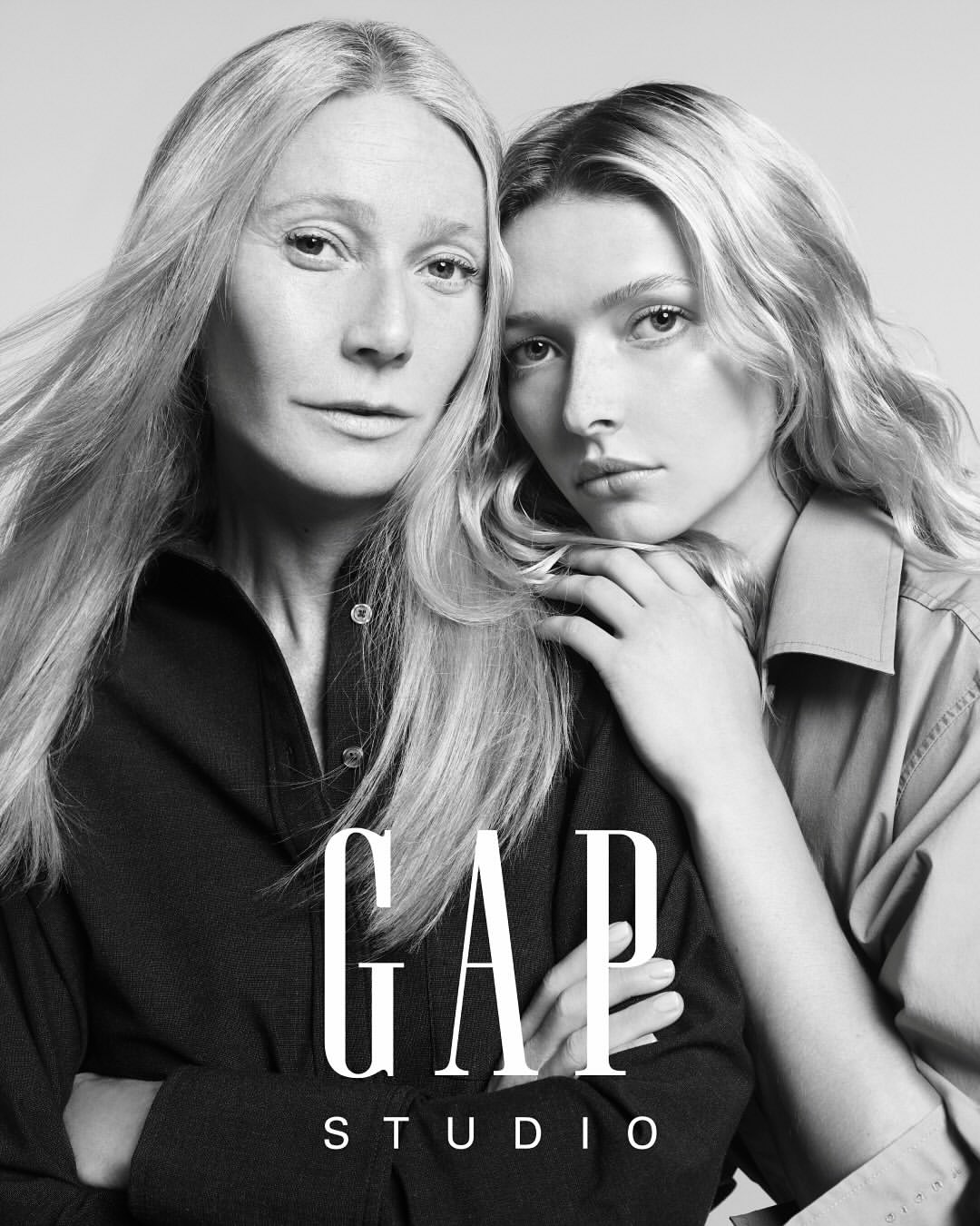 @gwynethpaltrow and @applemartin for @gap x @zacpo...