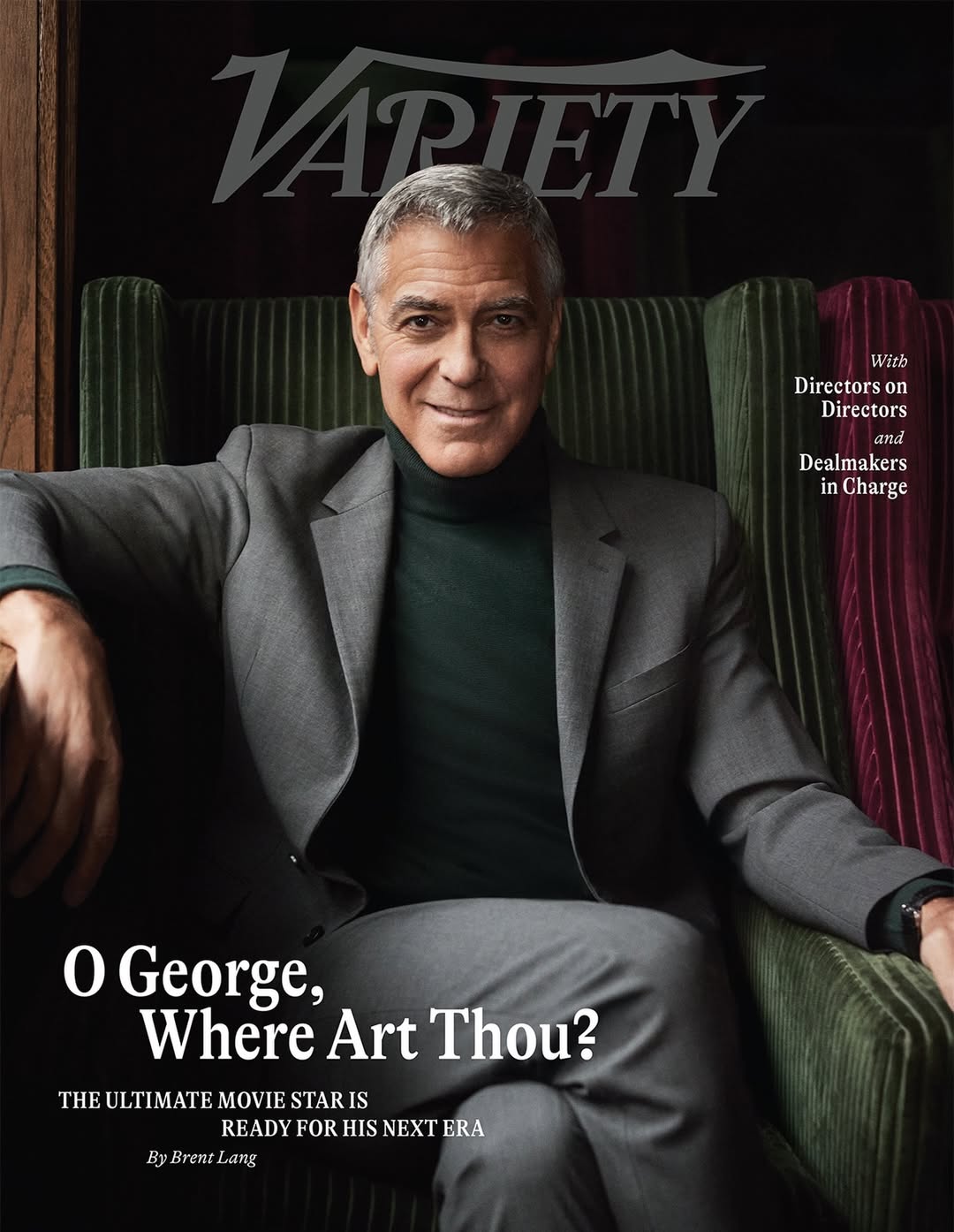 George Clooney for the cover of @variety photograp...