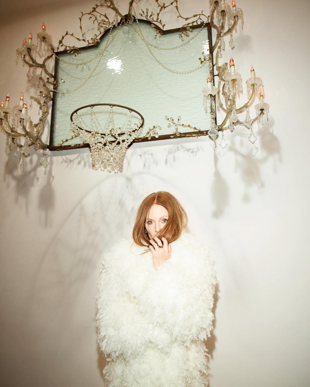 @juliannemoore for the cover of @bazaarfrance phot...