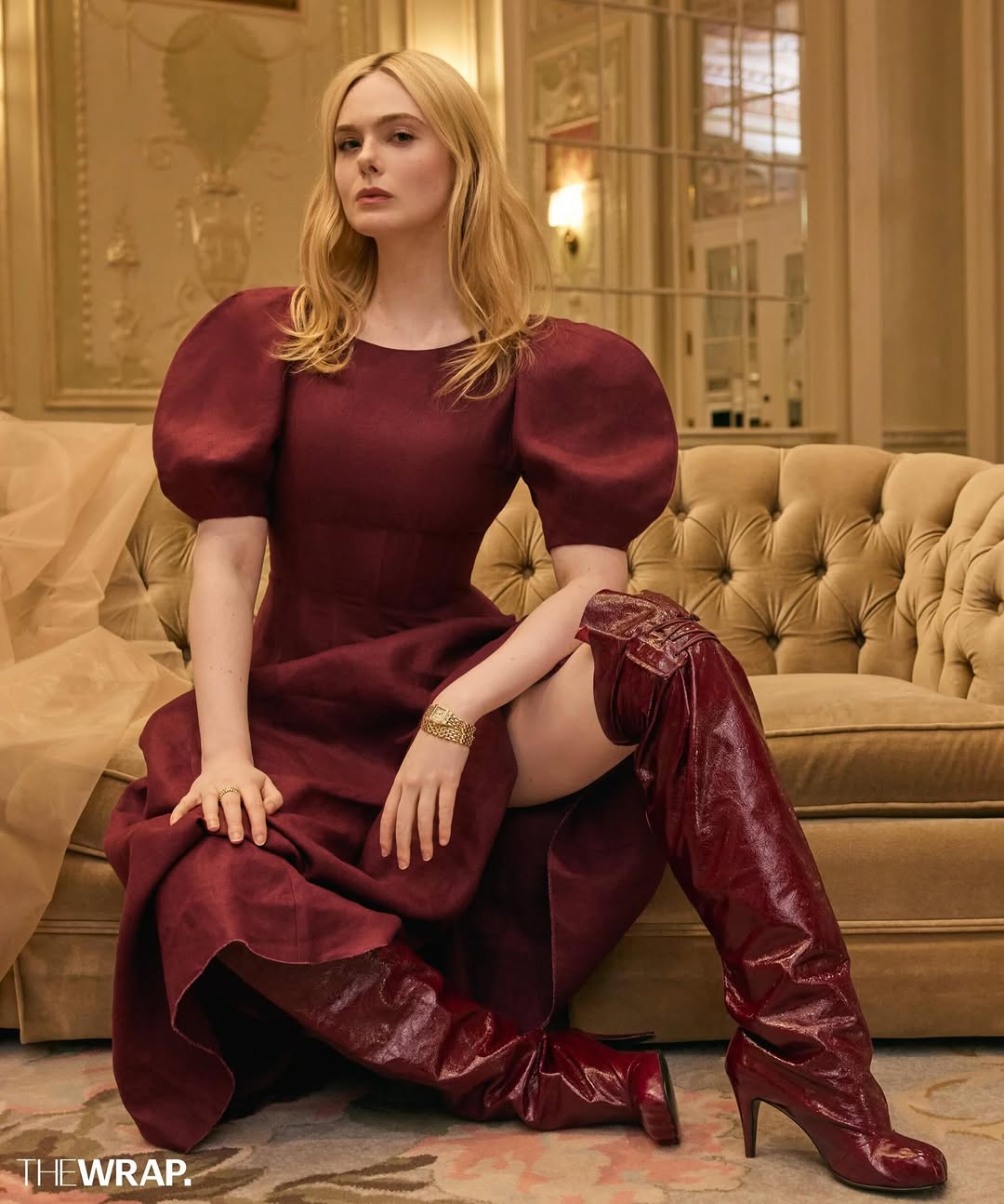 @ellefanning & @michellepfeifferofficial for the c...