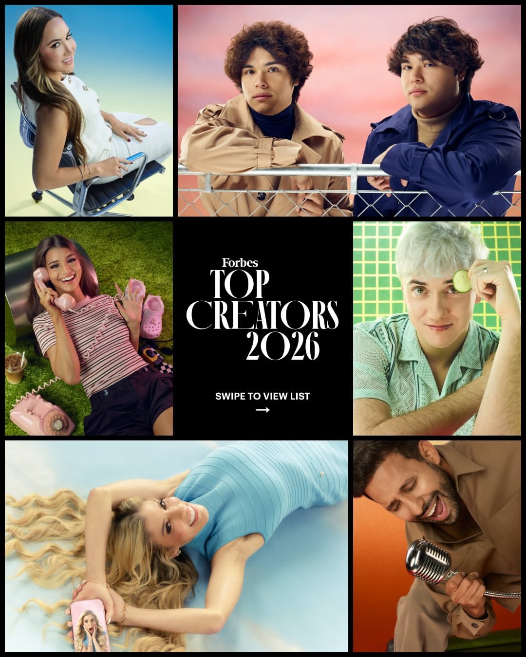 @forbes ‘Top Creators 2026’ photographed by @s...
