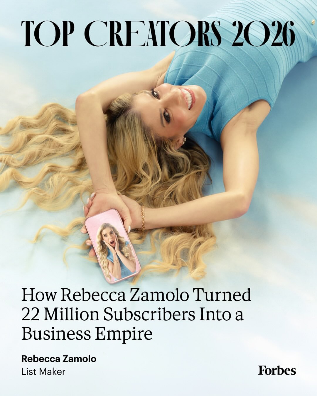 @forbes ‘Top Creators 2026’ photographed by @s...