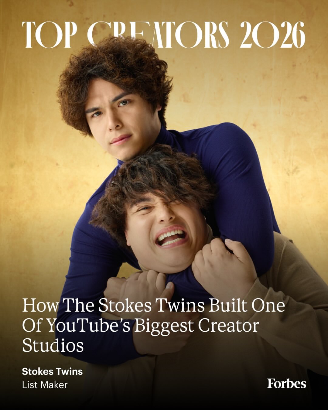@forbes ‘Top Creators 2026’ photographed by @s...