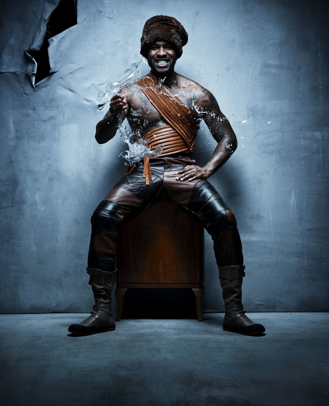 Jack Bridgland X skepta for GQ Nov. 25