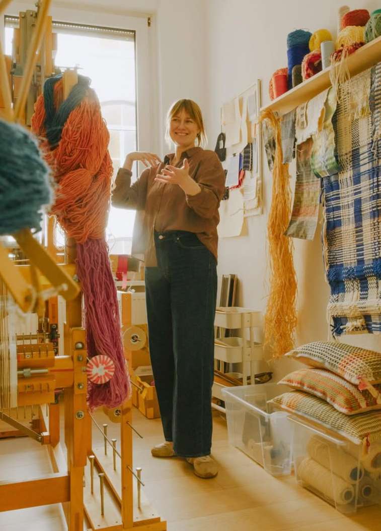 Evelyn Dragan X Woven Home Textiles | Lara Stamm Mar. 26