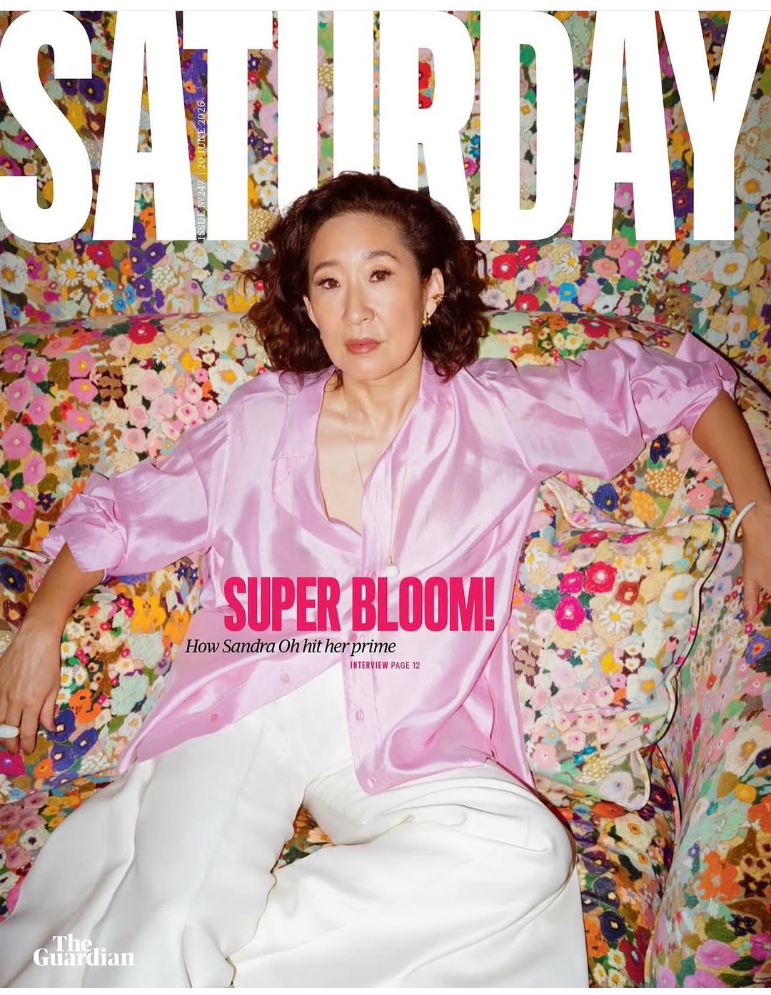 Stephanie Sian Smith X Sandra Oh for Guardian Saturday Jun. 26