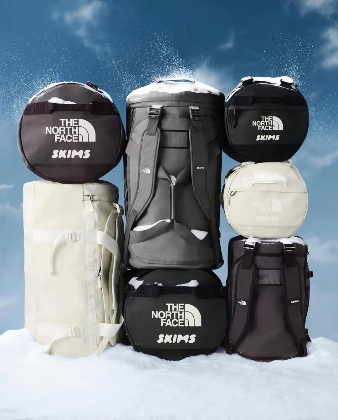 @skims x @thenorthface 💙 shot by Alex Paganelli in Studio 3 

Photographer @deadhungry 
Production @eleanorchaplino @kajuszkaaa 
Digi @digiboutique 
Lighting @guyisherwood 
Set @beckyodonnell1 @brandonoukacha 
Styling @_fanhong_ 
Post production @inkretouch 
 @stefanialola @danyadargham @madmilb

#shootatstreet