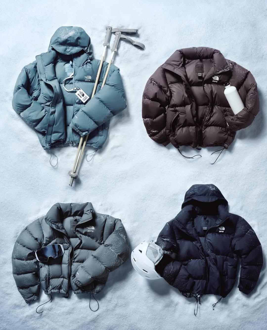 @skims x @thenorthface 💙 shot by Alex Paganelli in Studio 3 

Photographer @deadhungry 
Production @eleanorchaplino @kajuszkaaa 
Digi @digiboutique 
Lighting @guyisherwood 
Set @beckyodonnell1 @brandonoukacha 
Styling @_fanhong_ 
Post production @inkretouch 
 @stefanialola @danyadargham @madmilb

#shootatstreet