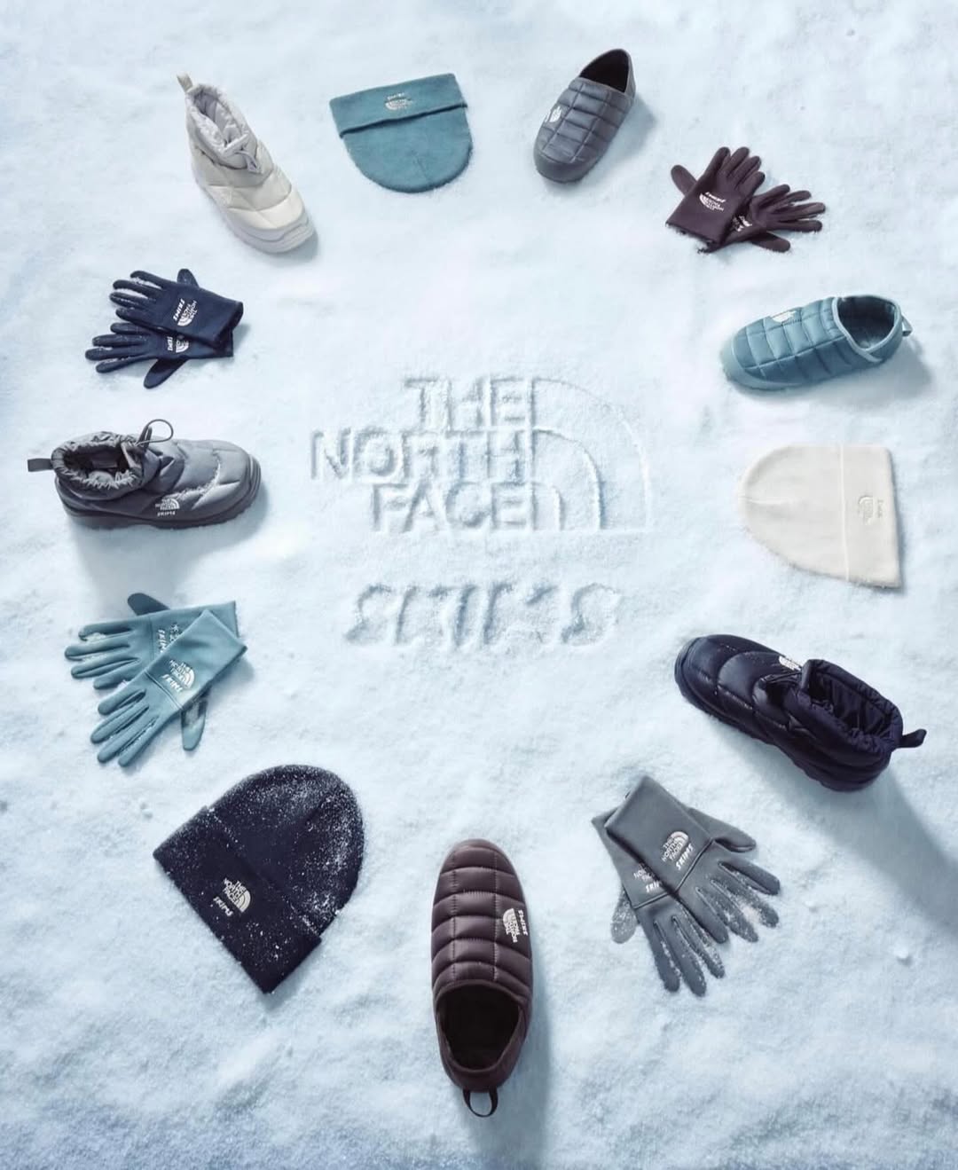 @skims x @thenorthface 💙 shot by Alex Paganelli in Studio 3 

Photographer @deadhungry 
Production @eleanorchaplino @kajuszkaaa 
Digi @digiboutique 
Lighting @guyisherwood 
Set @beckyodonnell1 @brandonoukacha 
Styling @_fanhong_ 
Post production @inkretouch 
 @stefanialola @danyadargham @madmilb

#shootatstreet