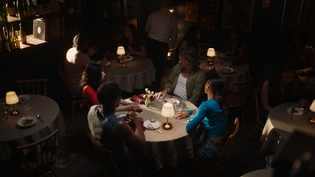 Nothing ‘Spin the Bottle’ 
 
Directed by Hot Icarus 
Grade by Myles 
 
Credits 
Director: @hot.icarus    
Director of Photography: @adamsingodia    Production Company: @wearepartizan    Executive Producer: Danny Herman    Producer: @mayadufeu     Production Manager: @liamwallacecook  1st AD: Tom Wynborne    Production Designer: @kelly.sinclair.smith    Stylist: @juicylames    Hair and Makeup: @mamamup    
 Post Production: @studio__rm  Executive Producer: @mikecoley_culkin  Post Producer: @lovelomasmile 
Grade: @m.y.l.e.s    Offline Editor: @carinaetae_  VFX: @vittbelli  Post House: @avenues.studio  Post Producer: Fatima Ouklilane  Sound Design & Music: @yaaqov.audio  Sound Producer: @flosscatling    #ColourGrading #PostProduction