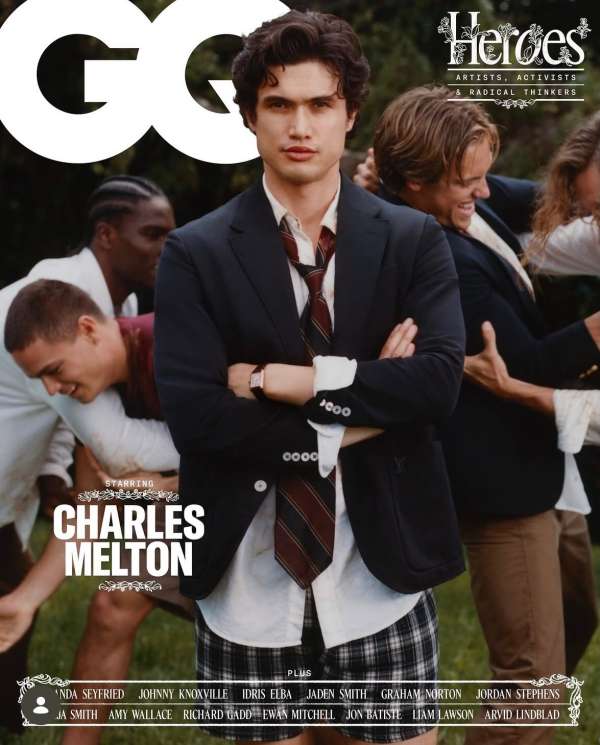 Charles Melton photographed by Luke Gilford...