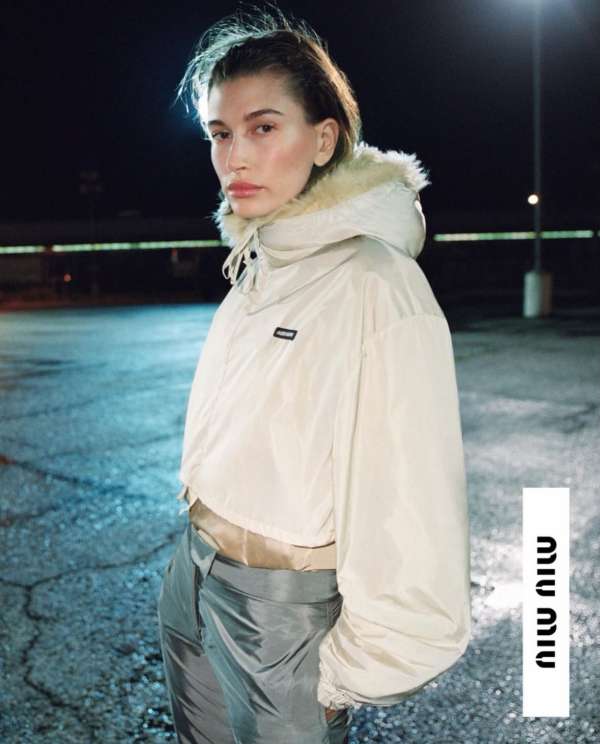 @haileybieber and @jujujuxiaowen for Miu Mi...