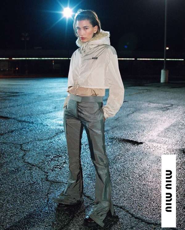 @haileybieber and @jujujuxiaowen for Miu Mi...