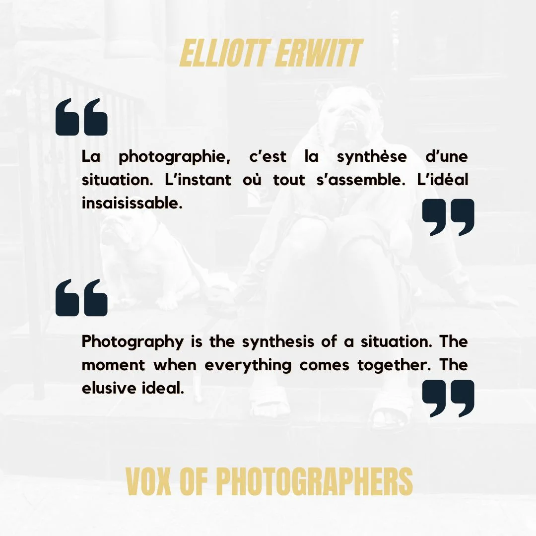 “La photographie, c’est la synthèse d’une s...