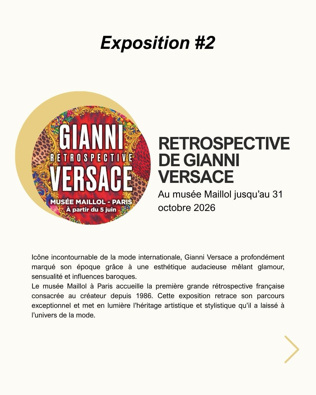Voici notre séléction d’expo du moment à ne pas manquer !

FRAGILE BEAUTÉ - Au Jeu de Paume jusqu’au 24 septembre
RETROSPECTIVE DE GIANNI VERSACE- Au Musée Maillol jusqu’au 31 octobre
LEANDRO ERLICH - Au Grand Palais jusqu’au 6 septembre 2026
NORMES CORPS - Au Palais de Tokyo jusqu’au 13 septembre 2026
ZOO ART SHOW - À La Défense jusqu’au 24 décembre 2026
Et vous, quelle exposition a retenu votre attention cette saison ?

#studiodaguerre #parisphotographer #studiophoto #studiophotoparis