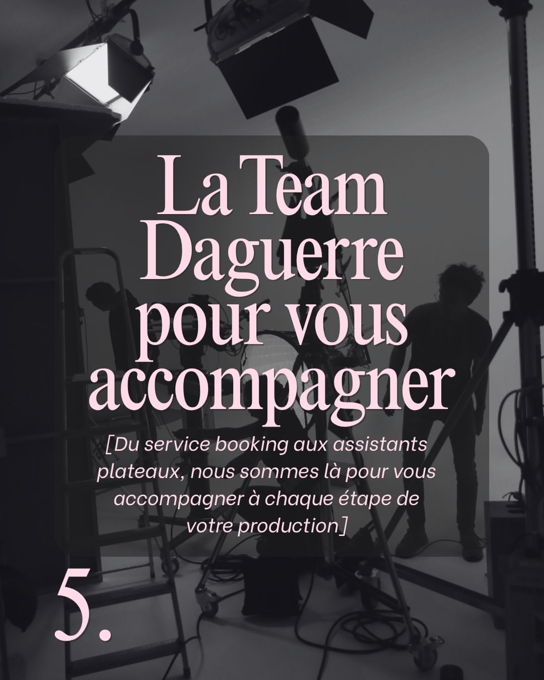 Au Studio Daguerre, nous ne proposons pas simplement des plateaux...
Nous accompagnons chaque projet dans sa globalité, avec une prise en charge pensée pour offrir une expérience fluide et sur mesure.
Du service booking aux équipes techniques, en passant par la restauration, la logistique et l’accueil, chaque détail est orchestré pour permettre aux équipes de se concentrer sur l’essentiel : créer.
Contactez notre booking :
💻 https://studiodaguerre.com/
📩 contact@studiodaguerre.com
#studiodaguerre #parisphotographer #studiophoto #studioparis #photography
