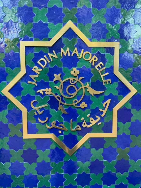 Afternoon through the Jardin Marjorelle and...