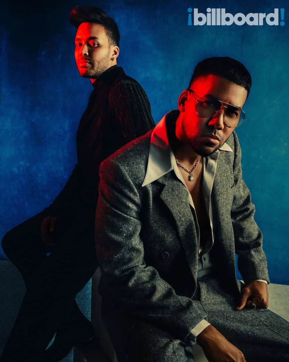 Malike Sidibe X Romeo Santos for Billboard Latin Nov. 25