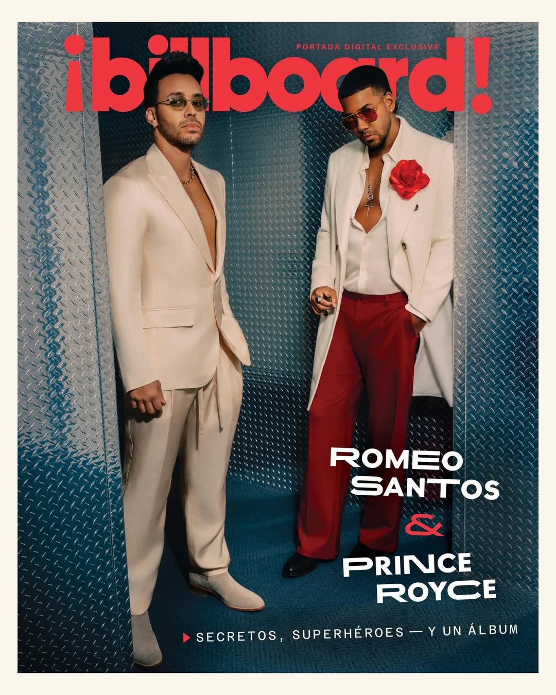 Malike Sidibe X Romeo Santos for Billboard Latin Nov. 25