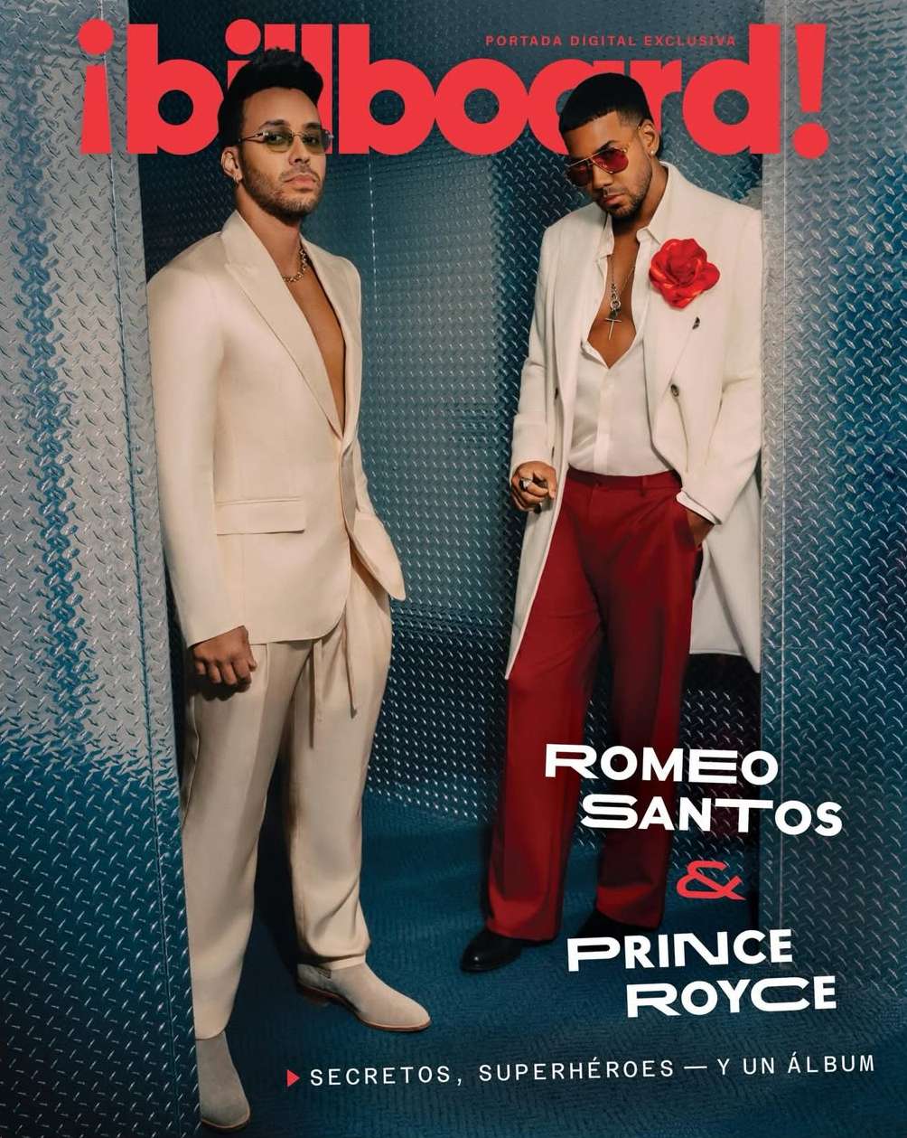 Malike Sidibe X Romeo Santos for Billboard Latin Nov. 25