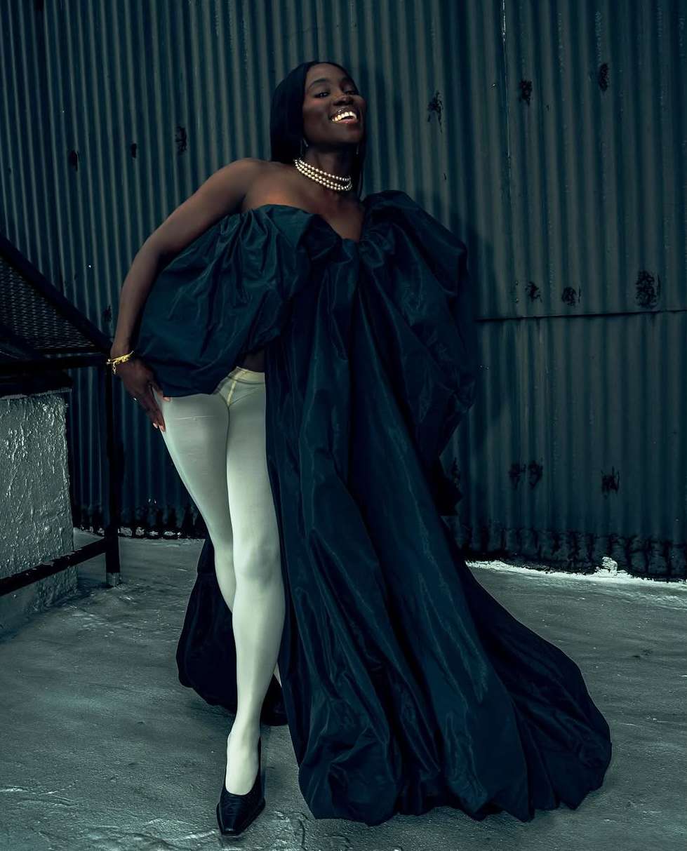 Malike Sidibe X Annie Tagoe for Essence Apr. 26