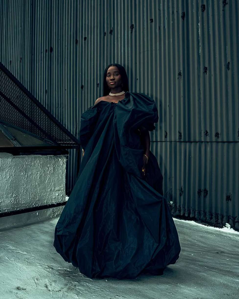 Malike Sidibe X Annie Tagoe for Essence Apr. 26