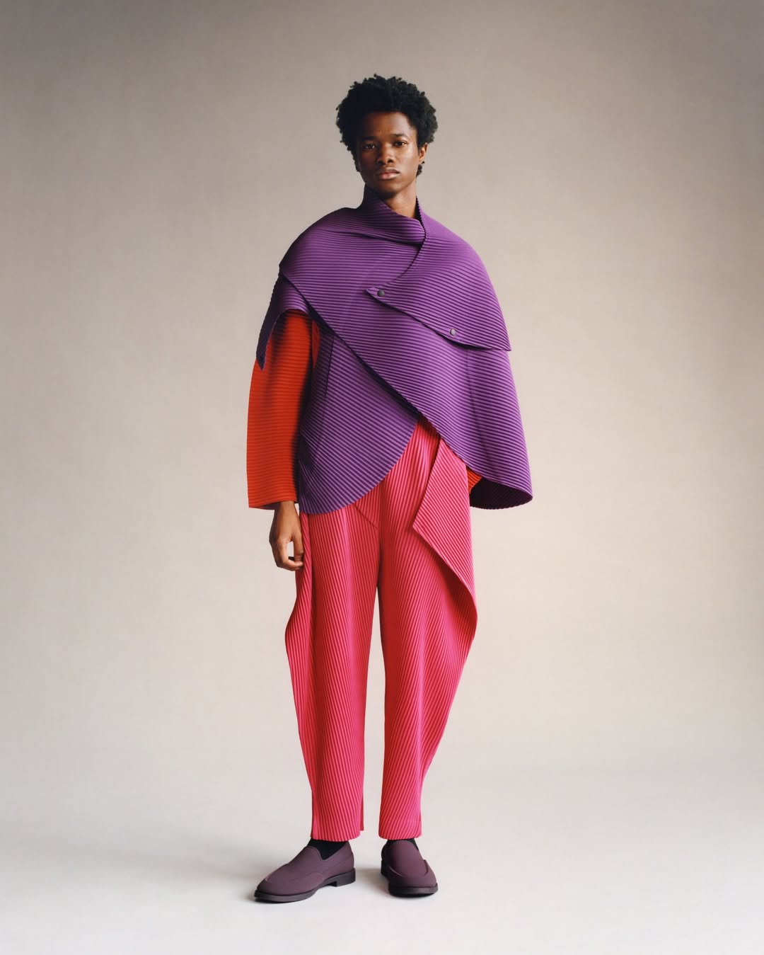 Roberto, Jeremy, Oumar, Arjuna, and Miro by Lola & Pani for Homme Plissé Issey Miyake AW25