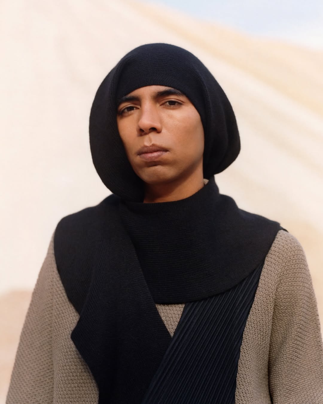 El Yiyo, Arjuna, Damian, and Thaynan by Lola & Pani for Homme Plissé Issey Miyake AW25.