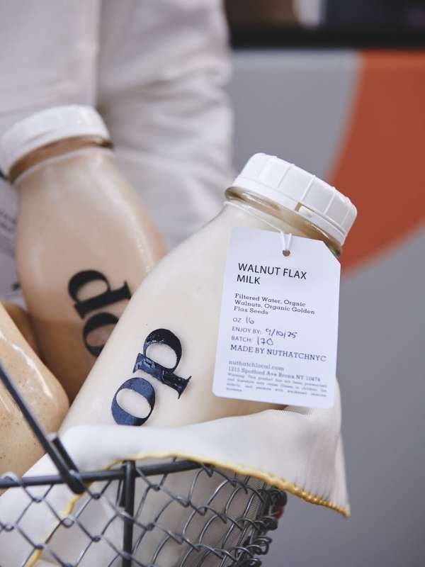 Custom @goop truck distributing milk, cooki...
