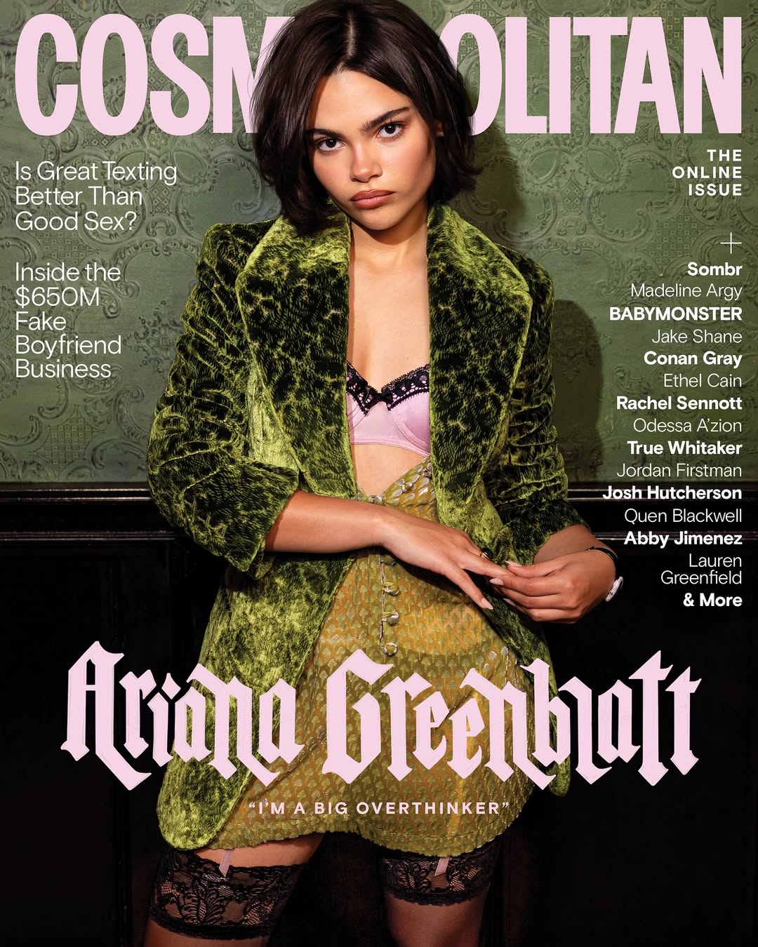 @ariana_greenblatt for the cover of @cosmopolitan

Photographer: @greenfield_lauren
Stylist: @branduh
Hair: @marcmena
Makeup: @steviehuynh
Nails: @julieknailsnyc
Paparazzi: @blayzenphotos @josiahwphotos
Location: @boweryhotel

COSMO, Editor-in-Chief:@willahbennett
COSMO, Creative Director: @samantha_adler
COSMO, Senior Entertainment Director: @maxwelllosgar
COSMO, Visual Director: @scottmlacey
COSMO, Senior Visual Editor: @emilyadar
COSMO, Associate Visual Editor: @simply.toto

Production by @themorrisongroup