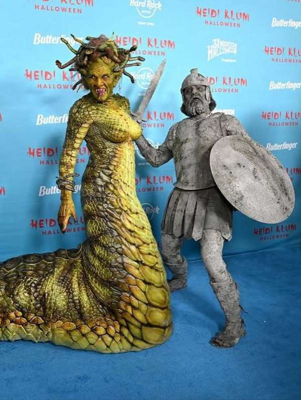 @heidiklum Halloween party at @hardrockhote...