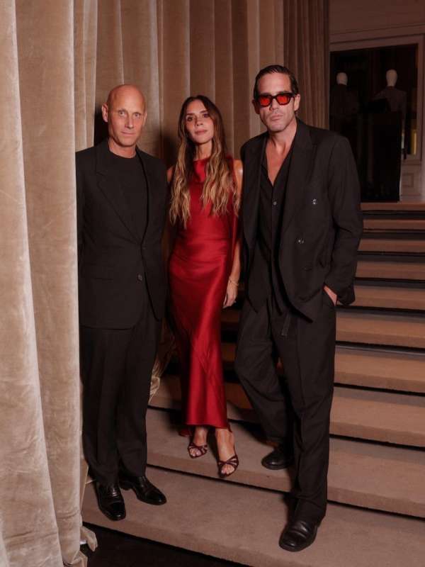 Celebrating the opening of @victoriabeckham...