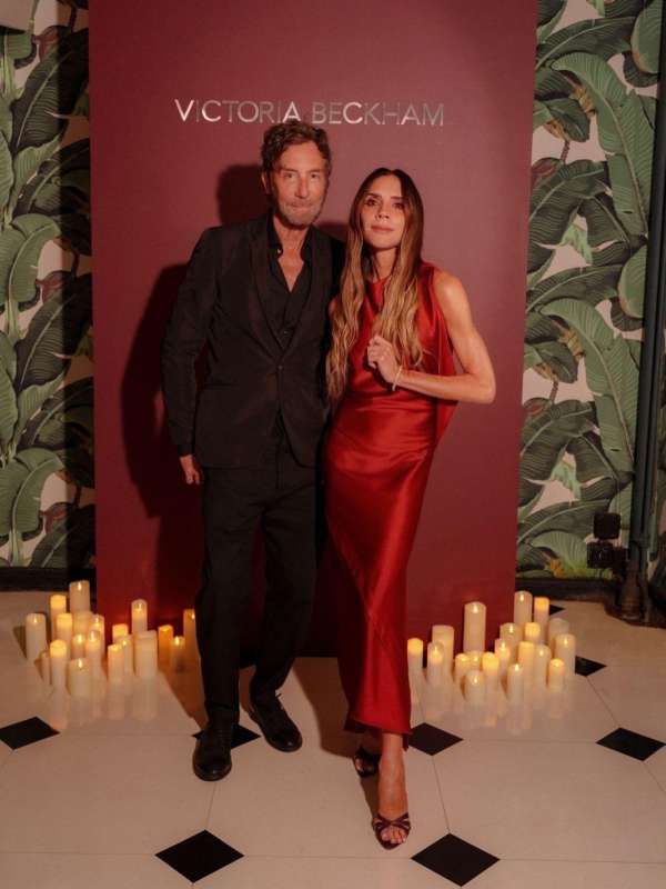 Celebrating the opening of @victoriabeckham...